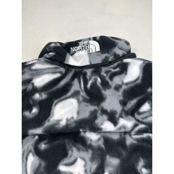 The North Face Women’s 2000 Polar Nuptse Jacket Fleece Black/White NWT Medium - Picture 4 of 8